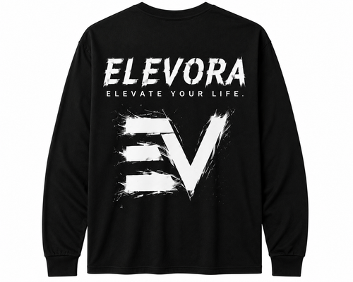 Elevora Black Long Sleeve