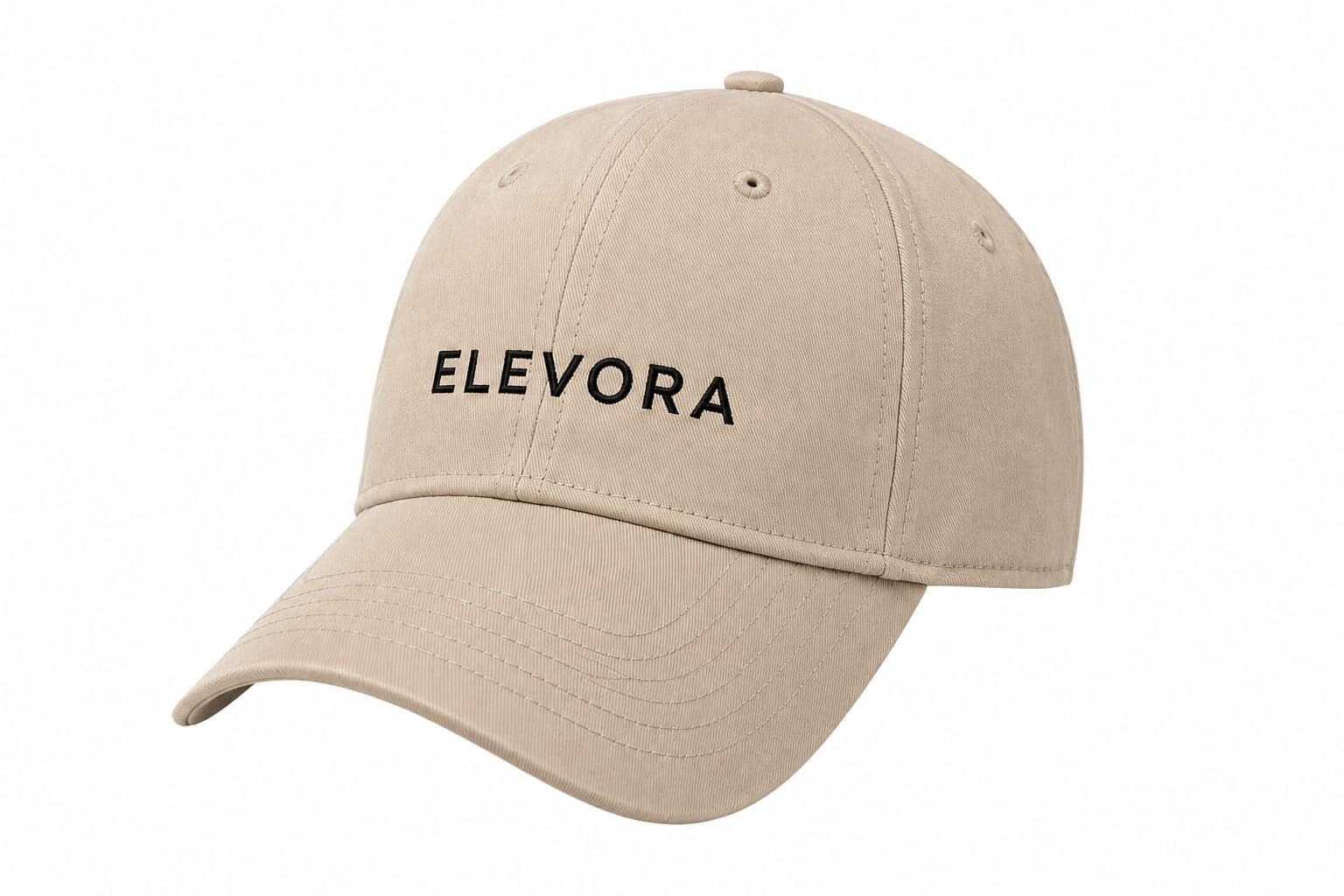 Elevora Cream White Signature Cap