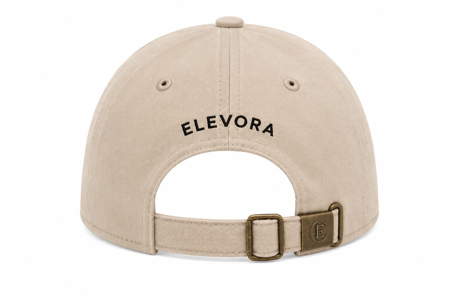 Elevora Cream White Signature Cap