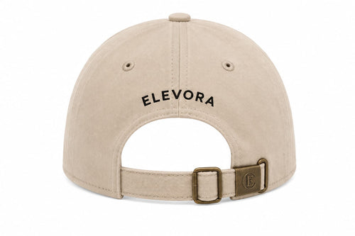 Elevora Cream White Signature Cap