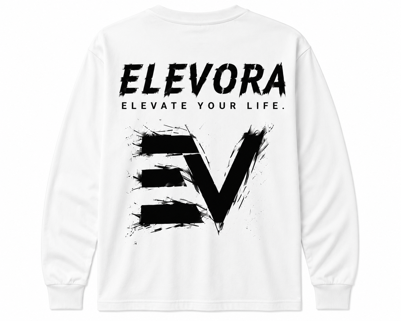 Elevora White Long Sleeve