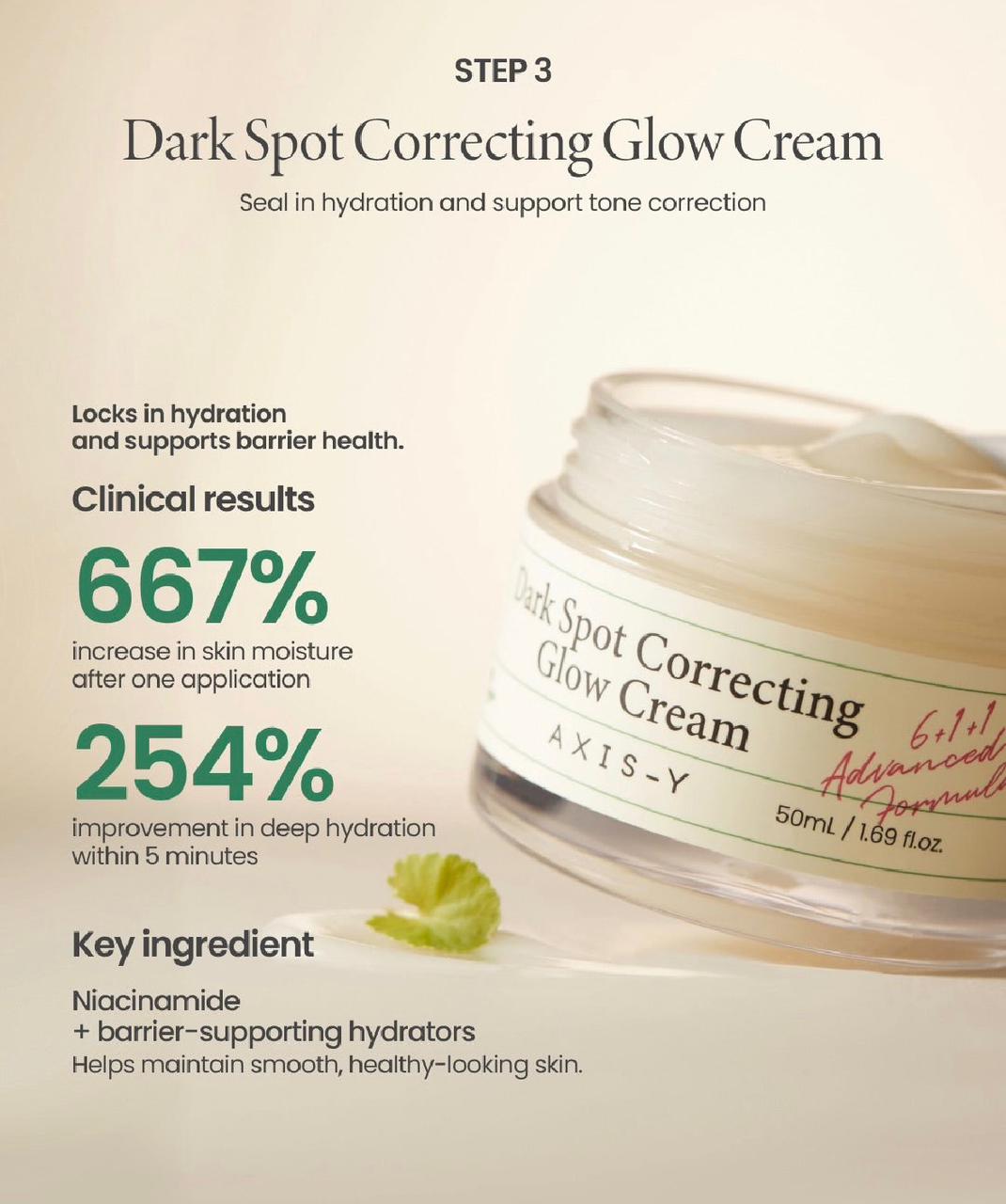 Elevora AXIS-Y Dark Spot Correcting Glow Duo Serum + Cream