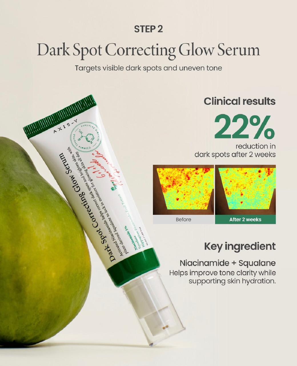 Elevora AXIS-Y Dark Spot Correcting Glow Duo Serum + Cream